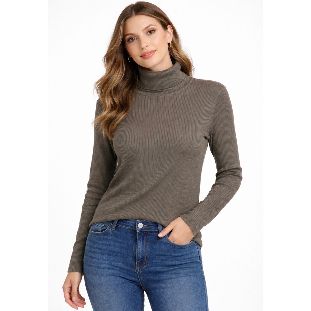 Sag Harbor‎ gray turtleneck size Large